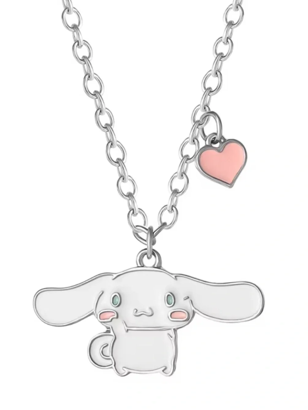 NWT Hello Kitty & Cinnamoroll Best Friends Necklace Set of 2 with BFF Charm, 18